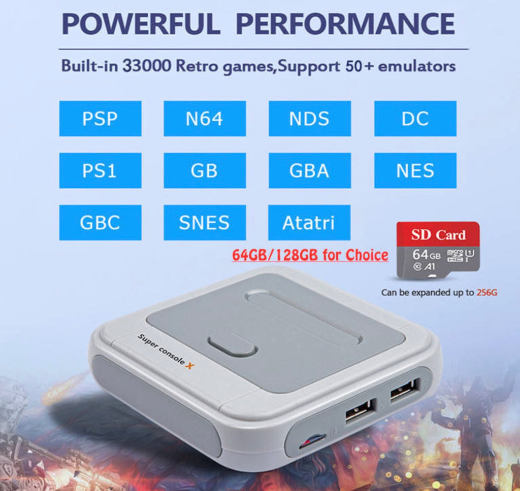 Super Console X Retro Gaming Console
