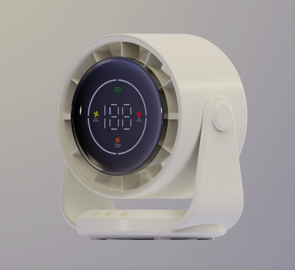 High-Speed USB Rechargeable Desk Fan