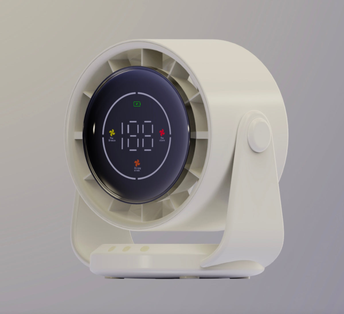 High-Speed USB Rechargeable Desk Fan