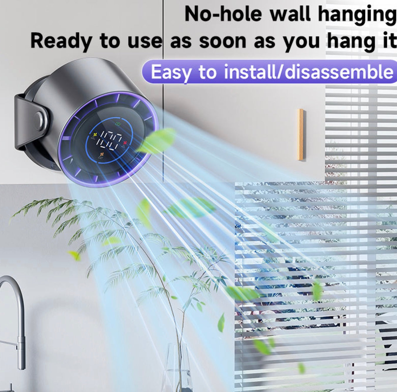High-Speed USB Rechargeable Desk Fan